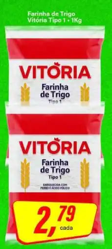 Rede Supermarket Farinha de Trigo Vitória Tipo 1 oferta