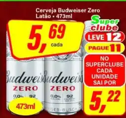Rede Supermarket Cerveja Budweiser Zero oferta
