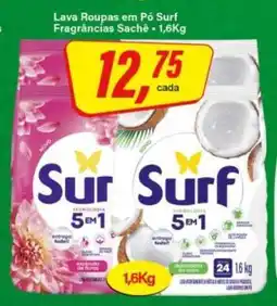 Rede Supermarket Lava Roupas em Pó Surf oferta