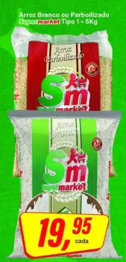 Rede Supermarket Arroz Branco ou Parboilizado oferta