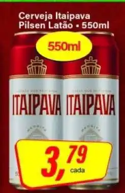 Rede Supermarket Cerveja Itaipava Pilsen Latão oferta