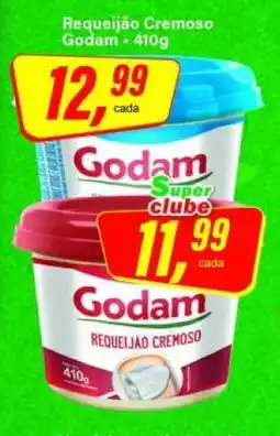 Rede Supermarket Requeijão Cremoso Godam oferta