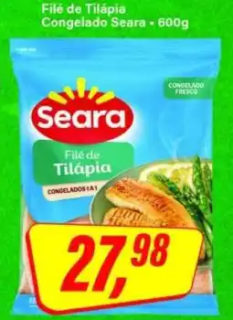 Rede Supermarket Filé de Tilápia Congelado Seara - 600g oferta