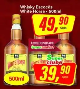 Rede Supermarket Whisky Escocês White Horse oferta