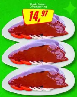 Rede Supermarket Fígado bovino congelado oferta