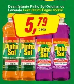 Rede Supermarket Desinfetante Pinho Sol Original ou Lavanda oferta