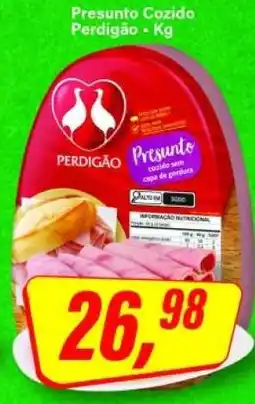 Rede Supermarket Presunto Cozido Perdigão kg oferta