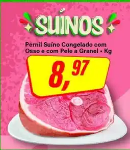 Rede Supermarket Pernil Suíno Congelado com Osso e com Pele a Granel oferta