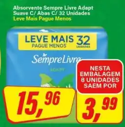 Rede Supermarket Absorvente Sempre Livre Adapt oferta