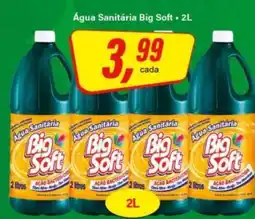 Rede Supermarket Água Sanitária Big Soft oferta