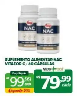 Nidobox suplemento alimentar nac vitafors c/ 60 cápsulas oferta