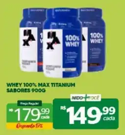 Nidobox Whey 100% max titanium oferta