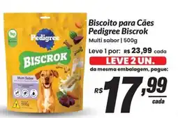 Stok Center Biscoito para Cães Pedigree Biscrok Multi sabor oferta