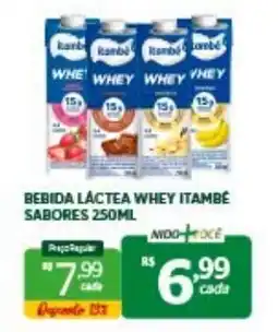 Nidobox Bebida Láctea Whey Itambé Sabores oferta