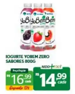 Nidobox Yogurte yobem zero sabores 800g oferta
