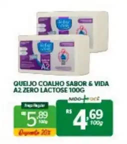 Nidobox Queijo coalho sabor & vida a2 zero lactose oferta
