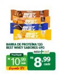 Nidobox Barra de proteína 12g best whey sabores 49g oferta