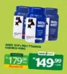 Nidobox Whey 100% Max Titanium sabor puro oferta