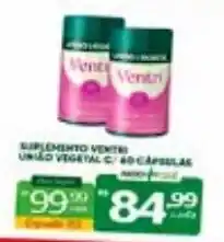 Nidobox Suplemento ventri unido vegetal c/ 40 cápsulas oferta