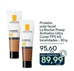 Drogaria Coop Protetor solar facial la roche-posay anthelios ultra cover fsp 60 oferta