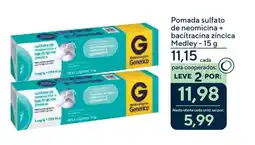 Drogaria Coop Pomada sulfato de neomicina + bacitracina zinca oferta