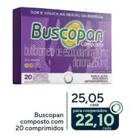 Drogaria Coop Buscopan composto oferta
