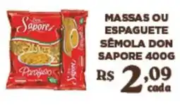 Bahamas Supermercados massas ou espaguete sêmola don sapore oferta