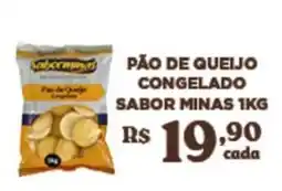 Bahamas Supermercados Pão de queijo congelado sabor minas oferta