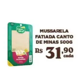 Bahamas Supermercados Mussarela fatiada canto de minas oferta