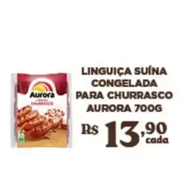 Bahamas Supermercados Linguiça suína congelada para churrasco aurora oferta