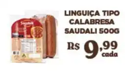 Bahamas Supermercados Linguiça tipo calabresa saudali oferta