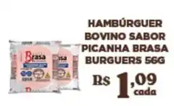 Bahamas Supermercados Hambúrguer bovino sabor picanha brasa burguers oferta