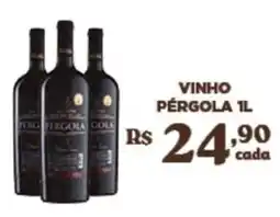 Bahamas Supermercados vinho pérgola 1l oferta