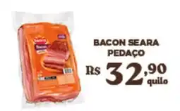 Bahamas Supermercados Bacon seara pedaço oferta