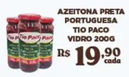 Bahamas Supermercados azeitona preta portuguesa tio paco vidro oferta
