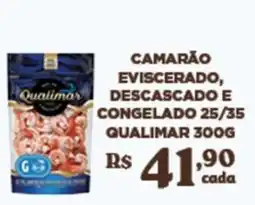 Bahamas Supermercados camarão eviscerado, descascado e congelado 25/35 qualimar oferta