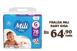 Bahamas Supermercados Fralda mili baby giga oferta