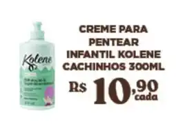 Bahamas Supermercados Creme para pentear infantil kolene cachinhos oferta