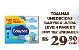 Bahamas Supermercados toalhas umedecidas babysec ultra oferta