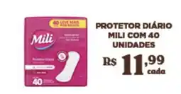 Bahamas Supermercados protetor diário mili oferta