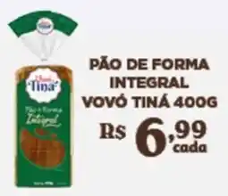 Bahamas Supermercados Pão de forma integral oferta