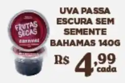 Bahamas Supermercados Uva passa escura sem semente bahamas oferta