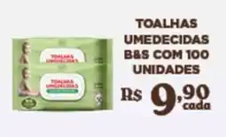 Bahamas Supermercados toalhas umedecidas b& s oferta