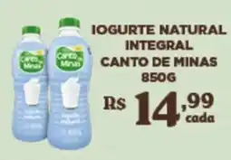 Bahamas Supermercados Iogurte natural integral canto de minas oferta