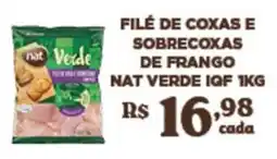 Bahamas Supermercados filé de coxas e sobrecocas de frango nat verde iqf oferta