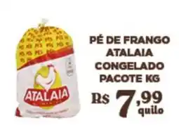 Bahamas Supermercados pé de frango atalaia congelado oferta