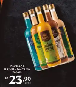 Bahamas Supermercados Cachaça rainha da cana oferta