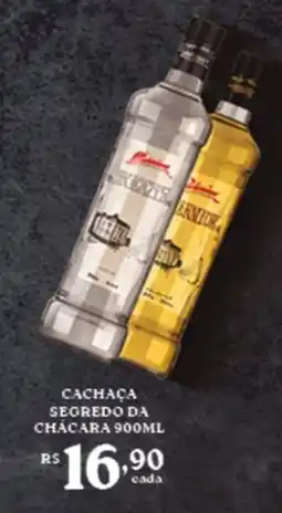 Bahamas Supermercados Cachaça segredo da chácara oferta