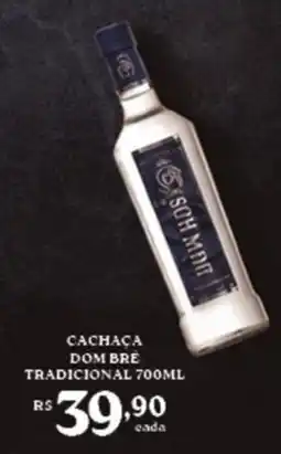 Bahamas Supermercados Cachaça dom brê tradicional oferta