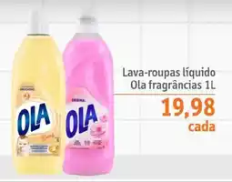 Sonda Lava-roupas líquido Ola fragrâncias oferta